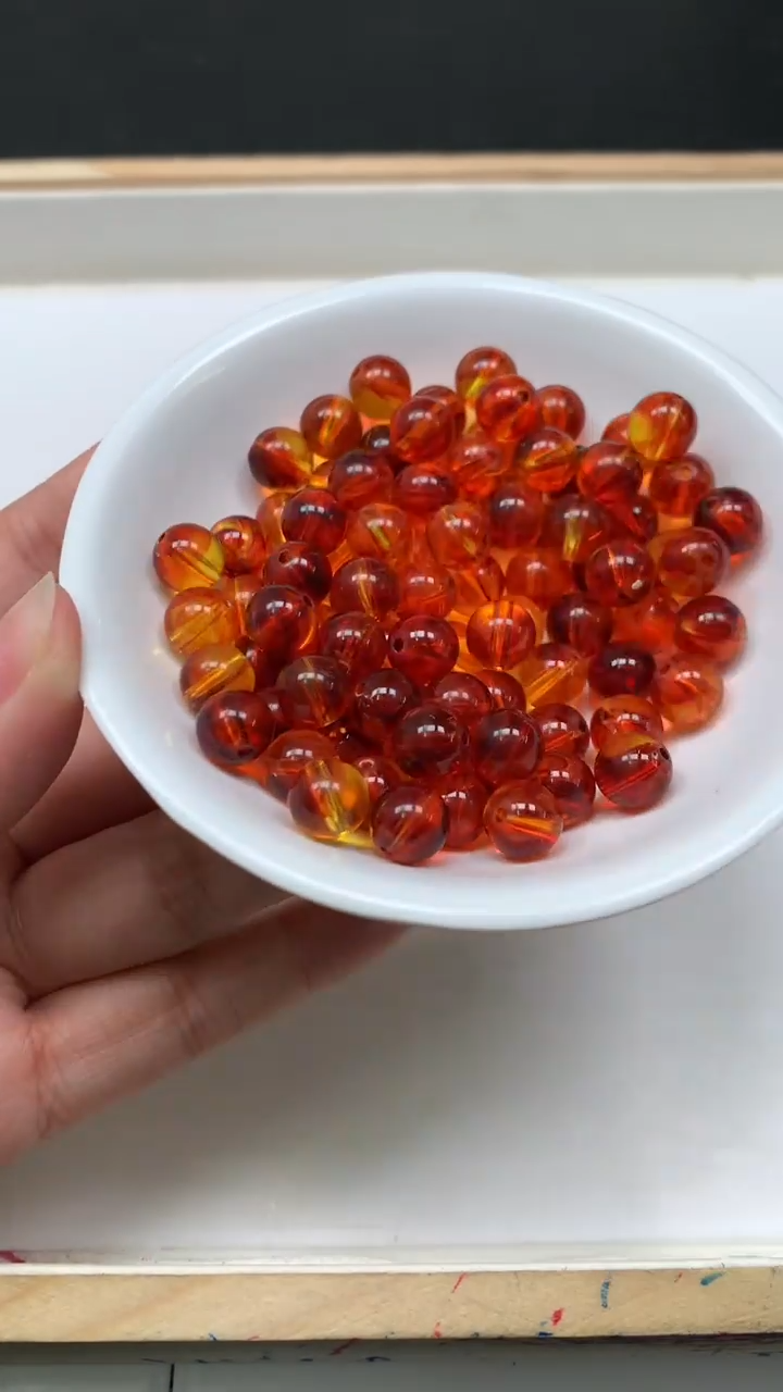 裸石血珀未镶嵌M112 血 珀8mm10个5元