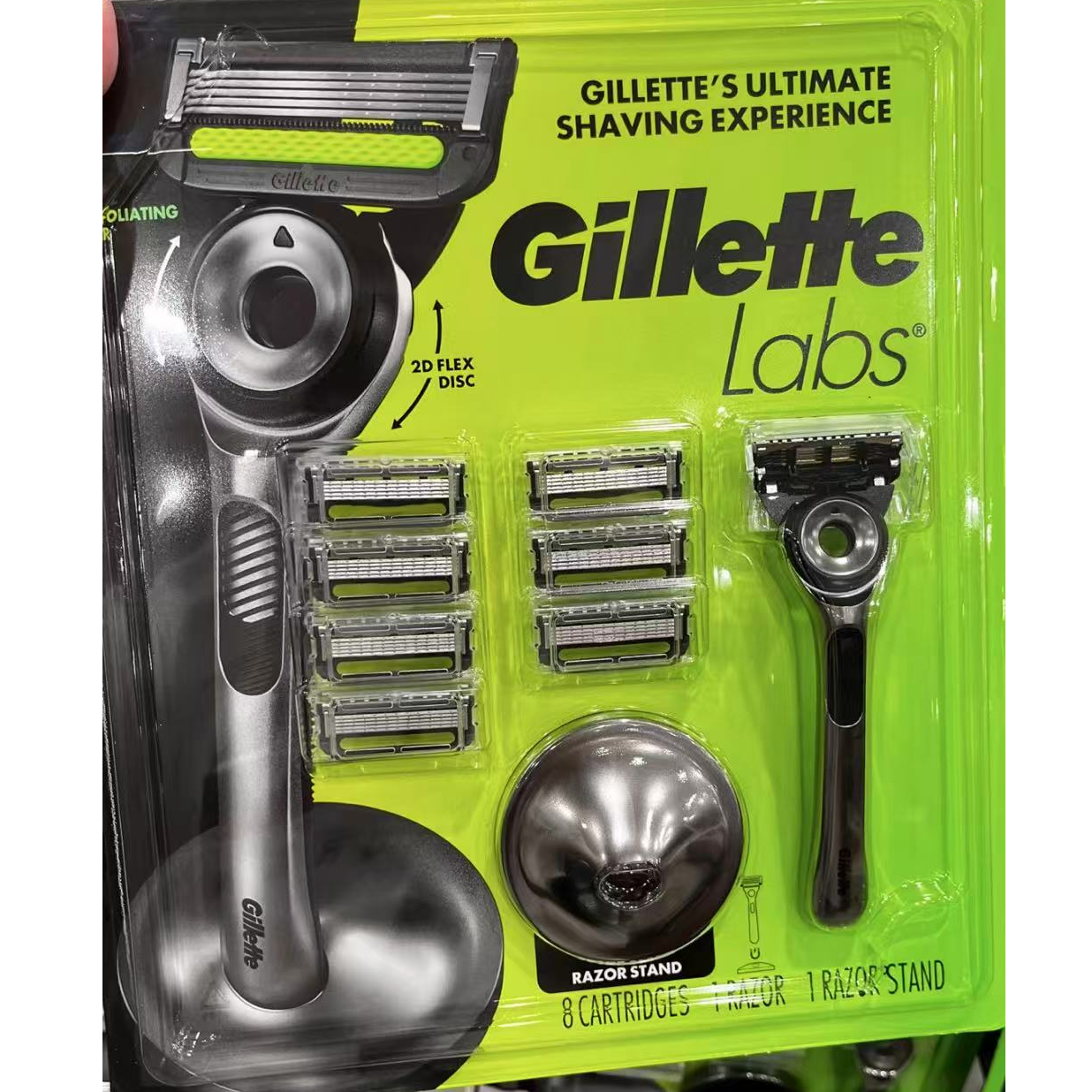 GILLETTELABSlabs 五层刀片带底座手动剃须刀套装（美版全英包装）