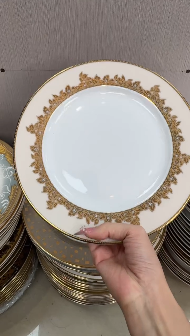 【闪购商品】瓷片9英寸平盘福利款 微瑕 2个