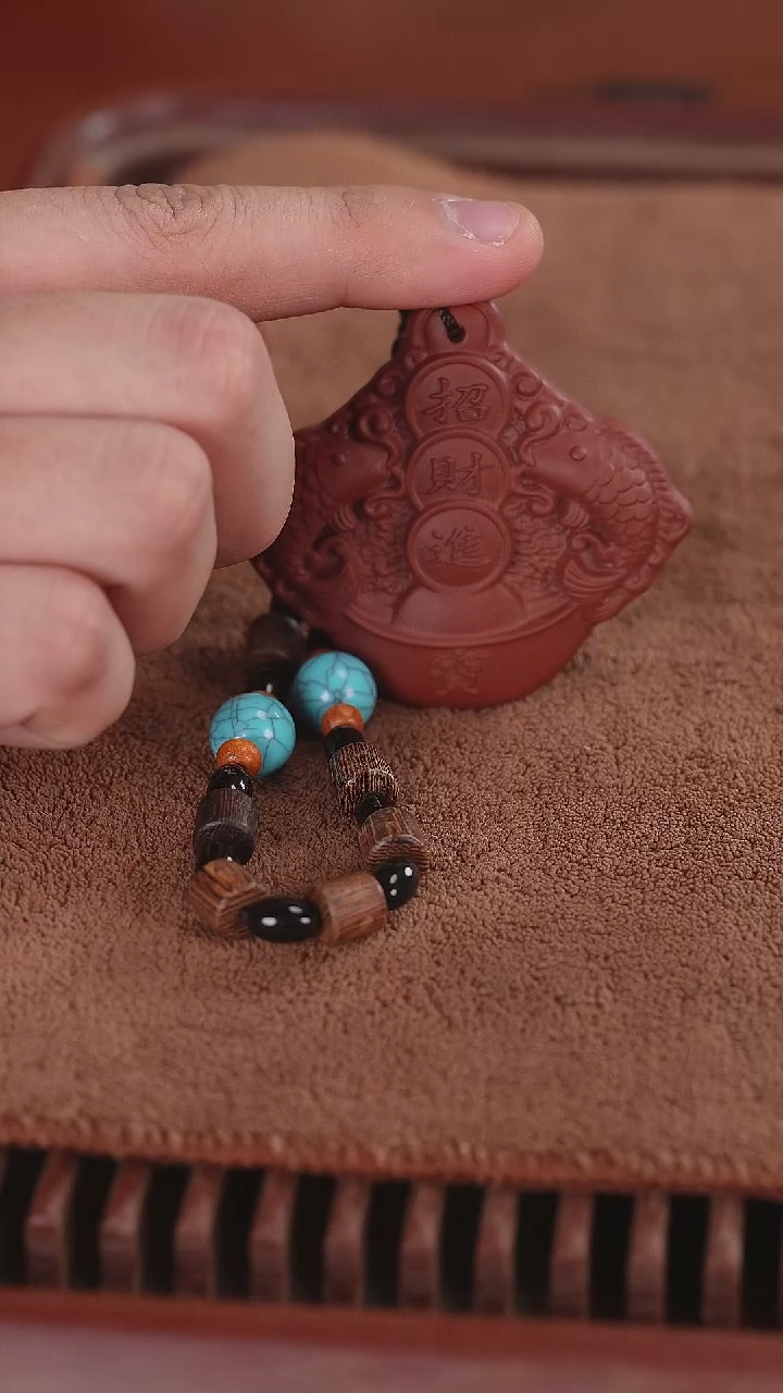 【闪购商品】紫砂茶宠双鱼手串