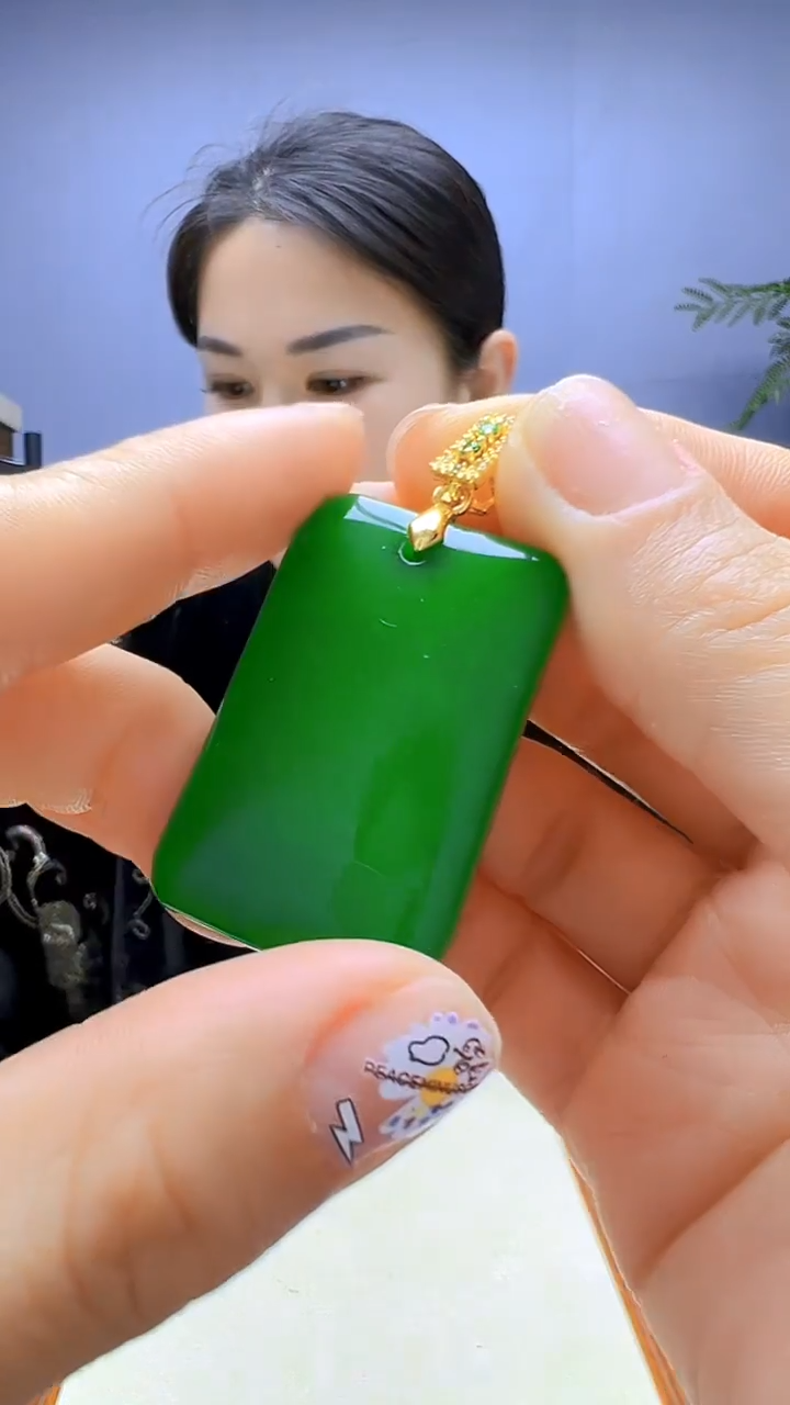 【闪购商品】翡翠颈饰14K金镶嵌颈饰