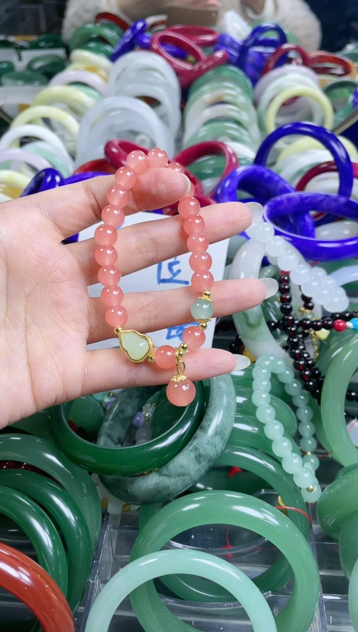 【闪购商品】石英质玉发饰未镶嵌8