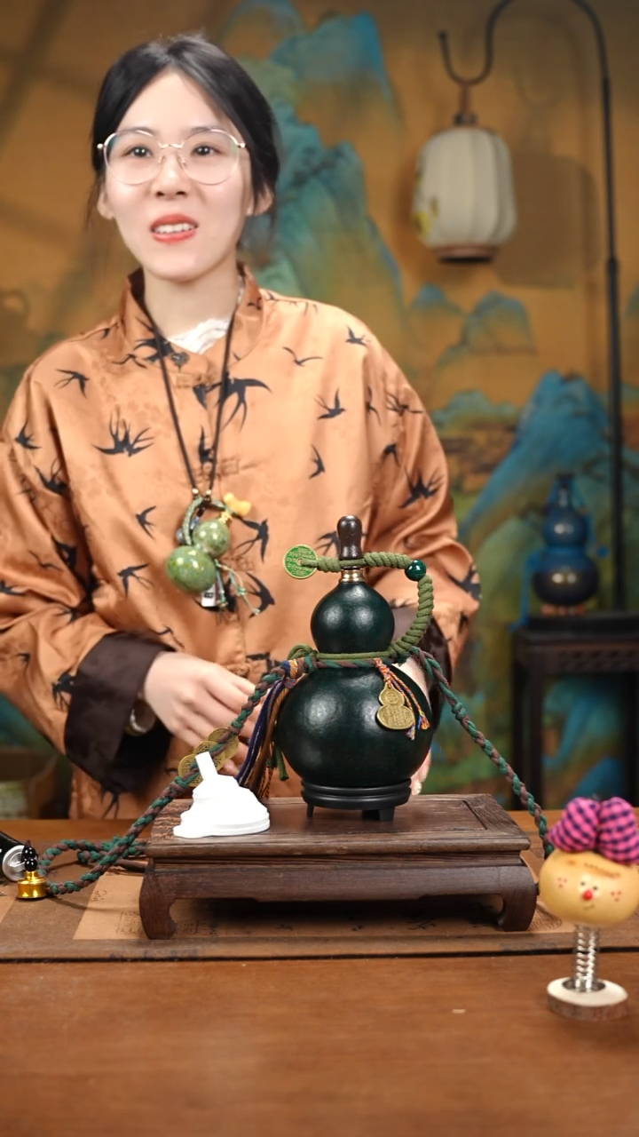 XY062藏绳款大漆酒葫芦（现货现发）