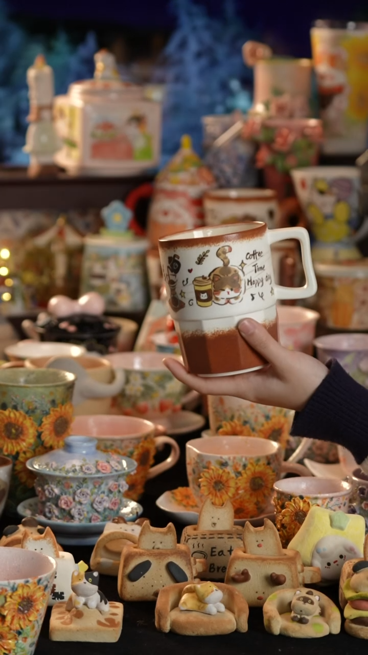 其他陶景德镇釉下彩手绘设计师款陶瓷