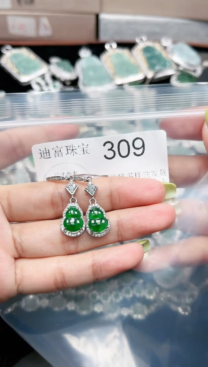 【闪购商品】翡翠颈饰未镶嵌309赠皮绳