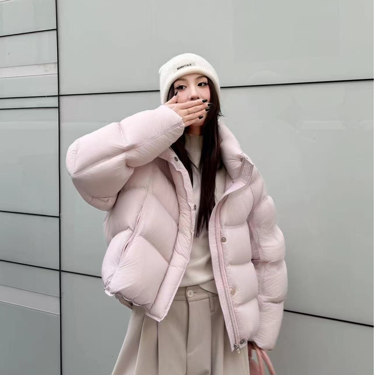 【MPAZ慕斯泡泡】B2025轻柔云感亲肤90白鸭绒泡芙龟背羽绒服055