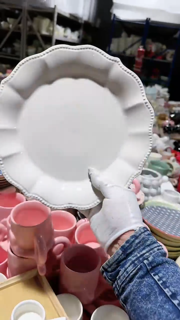 【闪购商品】瓷片大盘微瑕 凑满20元包邮