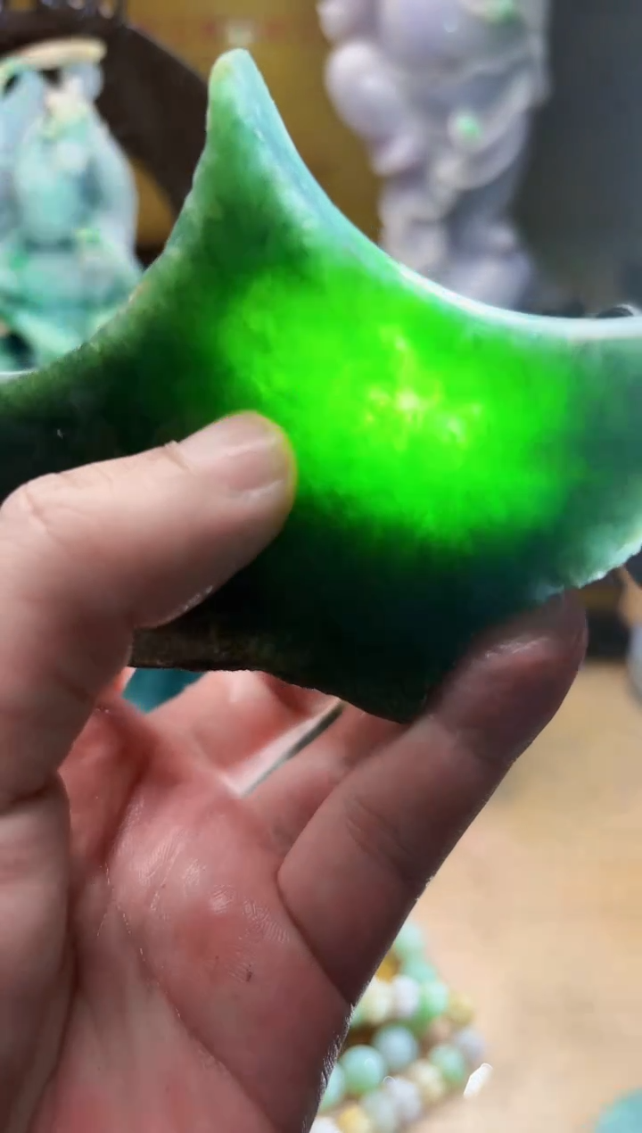 未镶嵌挂件翡翠A货张优9322