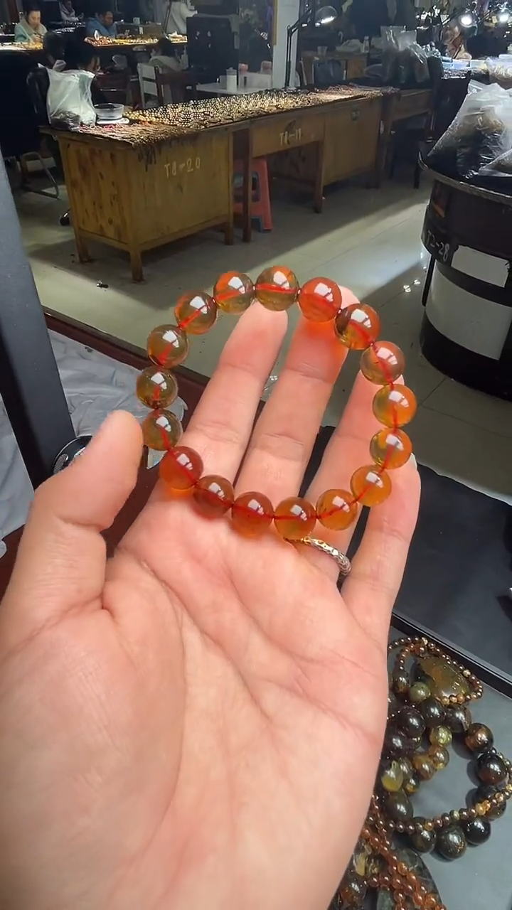 手串琥珀未镶嵌手串