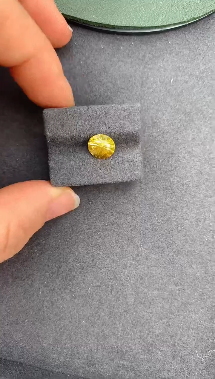 【闪购商品】彩色蓝宝石裸石未镶嵌2.6ct黄蓝宝