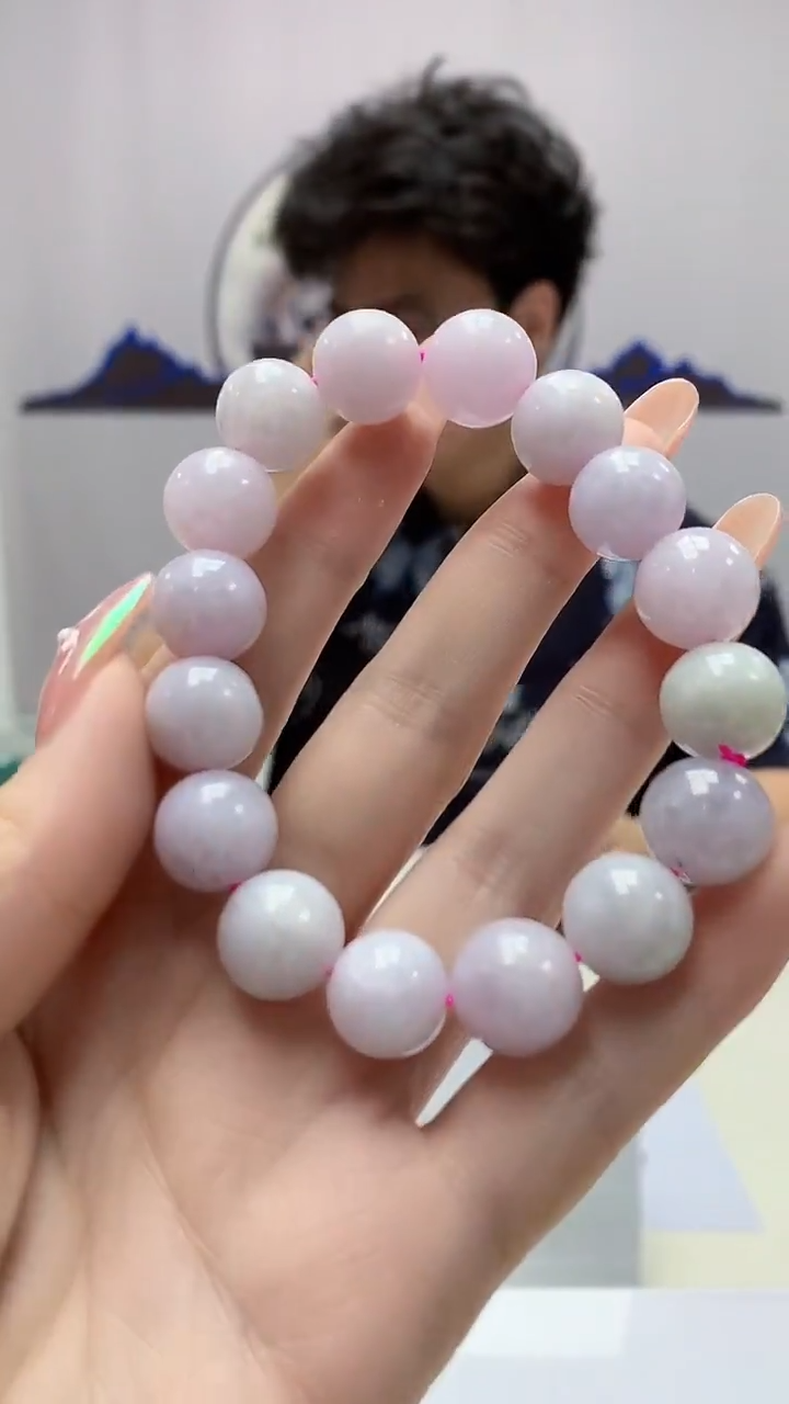 【闪购商品】定制翡翠未镶嵌4688DD-毛货手串194