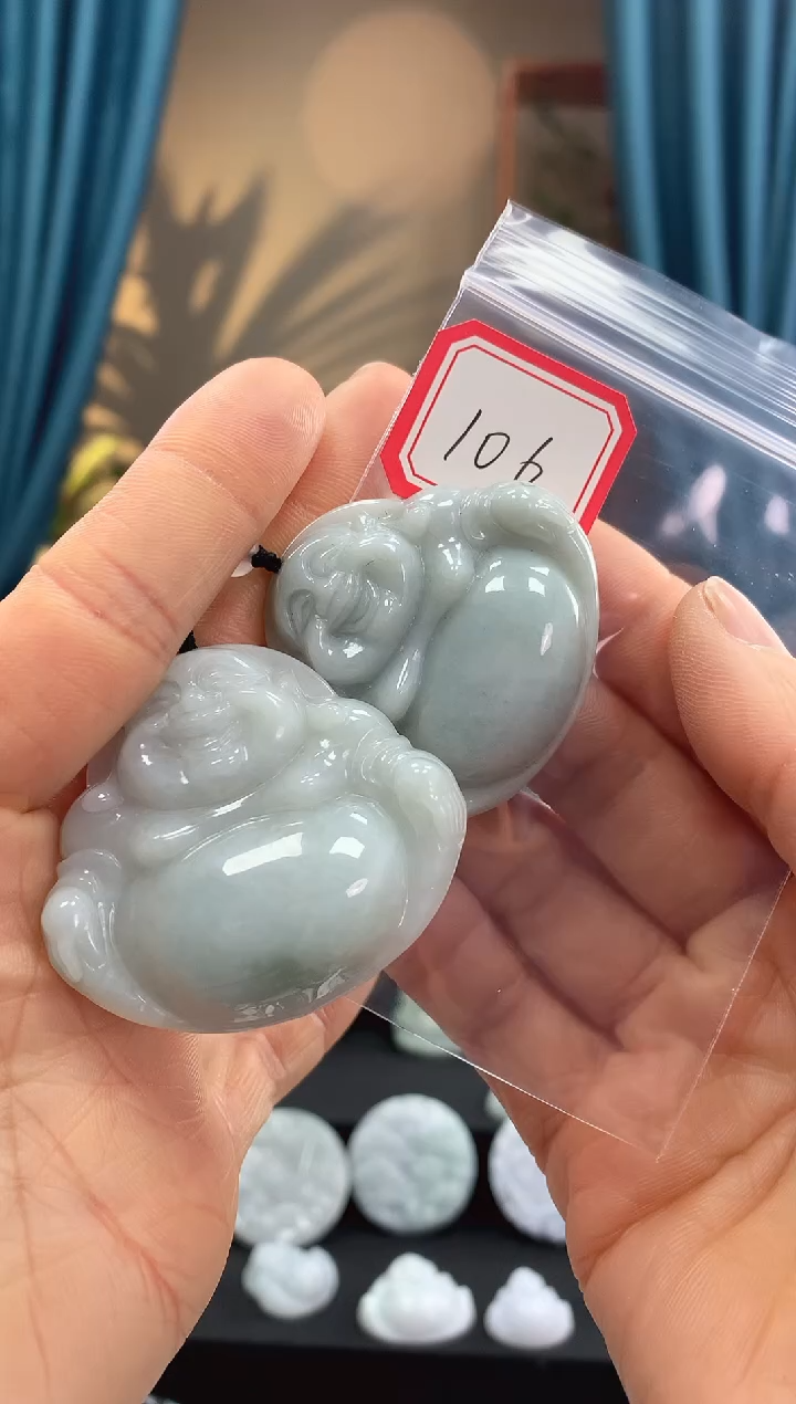 翡翠未镶嵌颈饰佛公 106多样性发一件