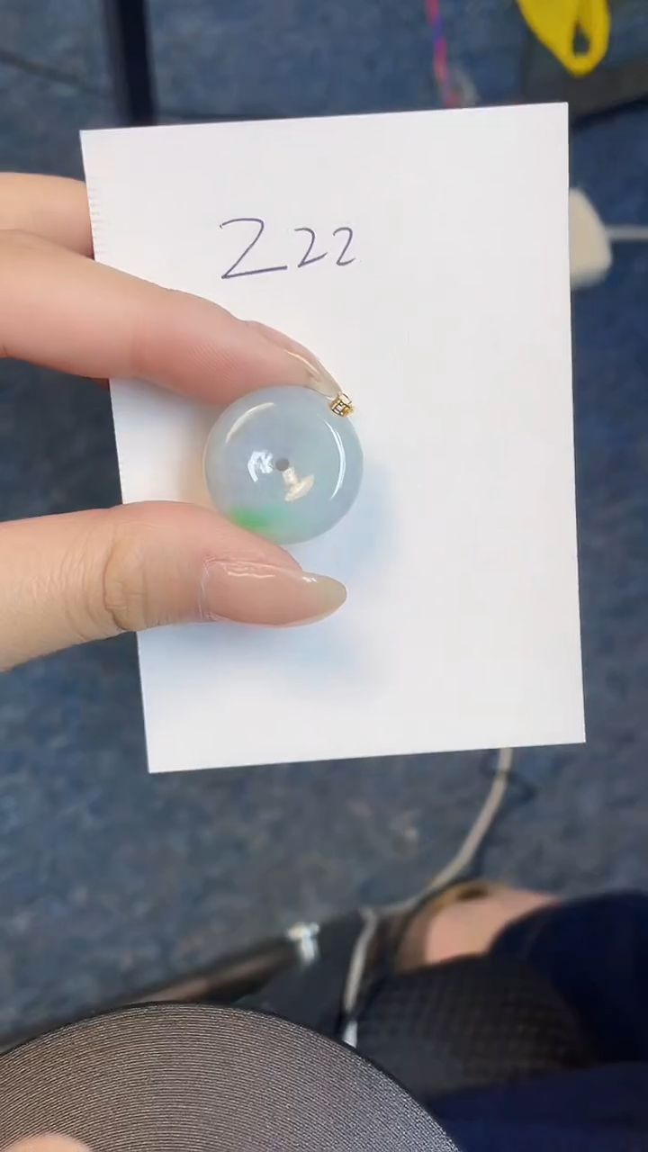 【闪购商品】翡翠颈饰18K金镶嵌00000000