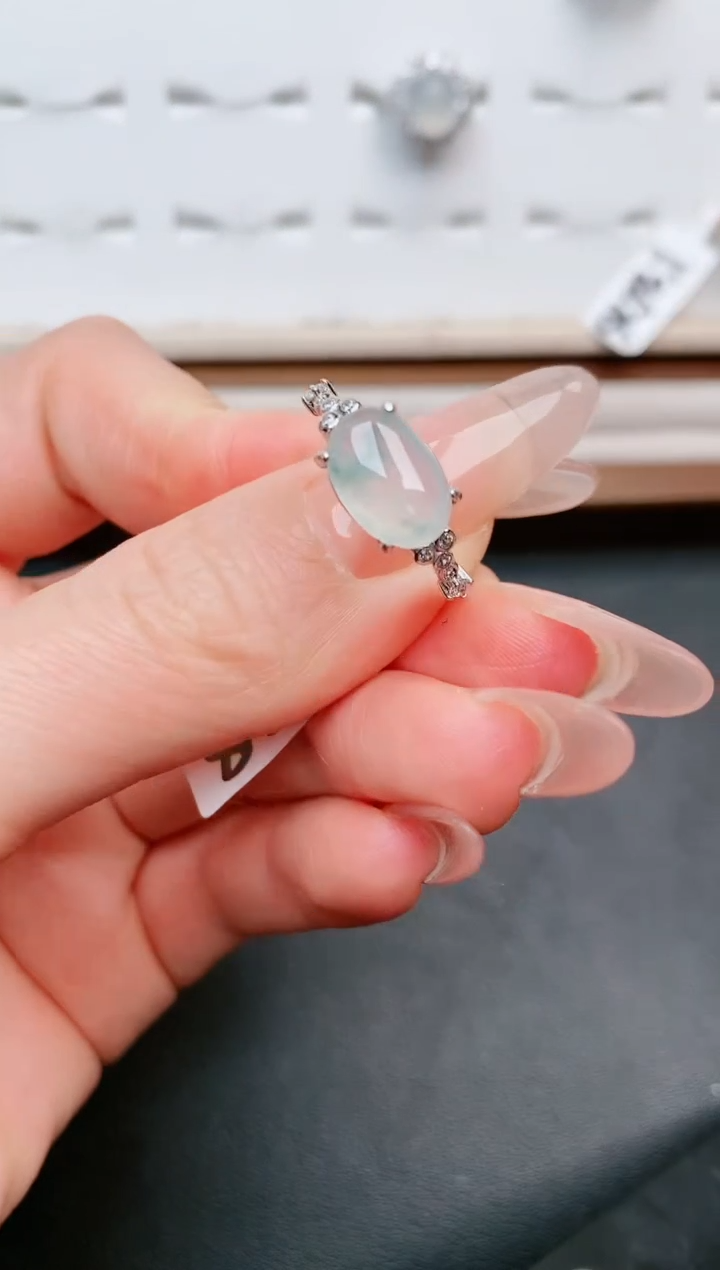 【闪购商品】翡翠戒指银S925镶嵌.....