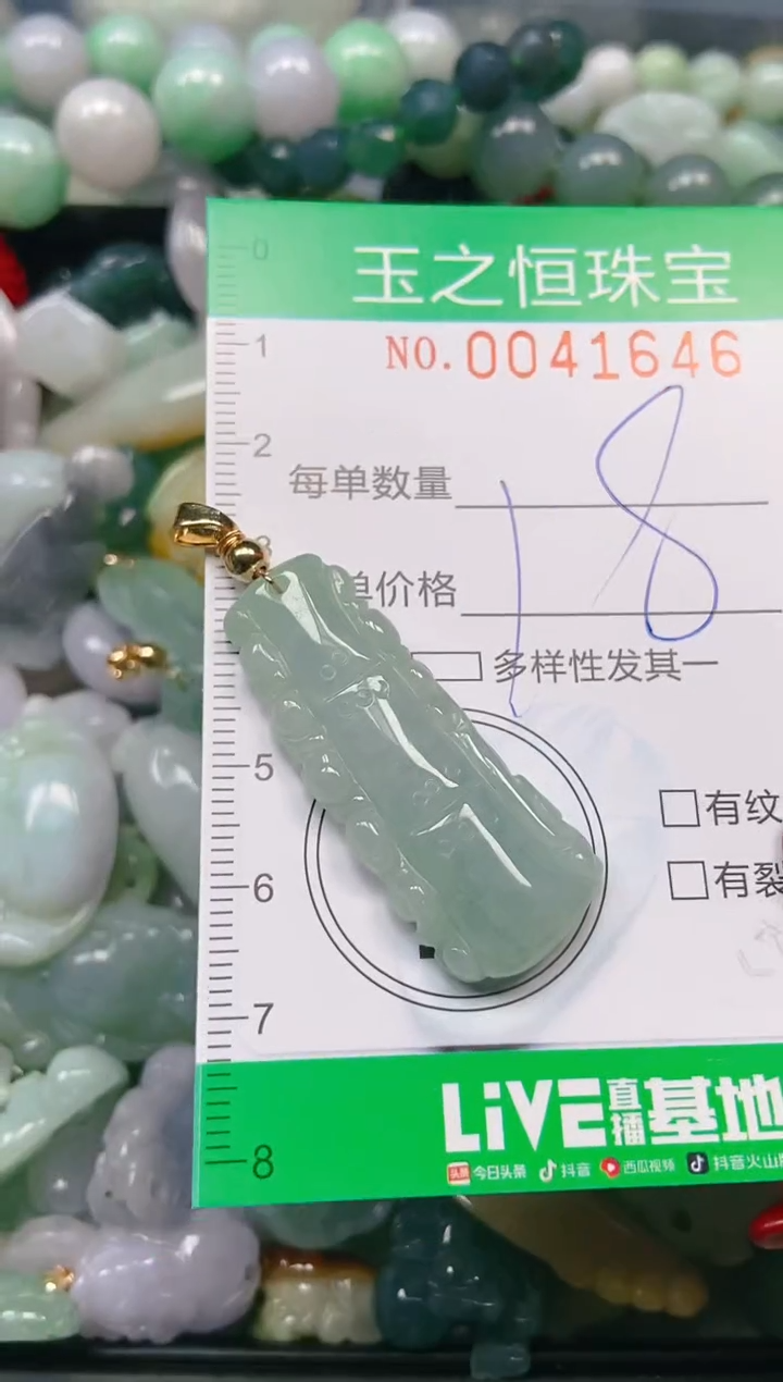 【闪购商品】翡翠颈饰未镶嵌闪购0041646