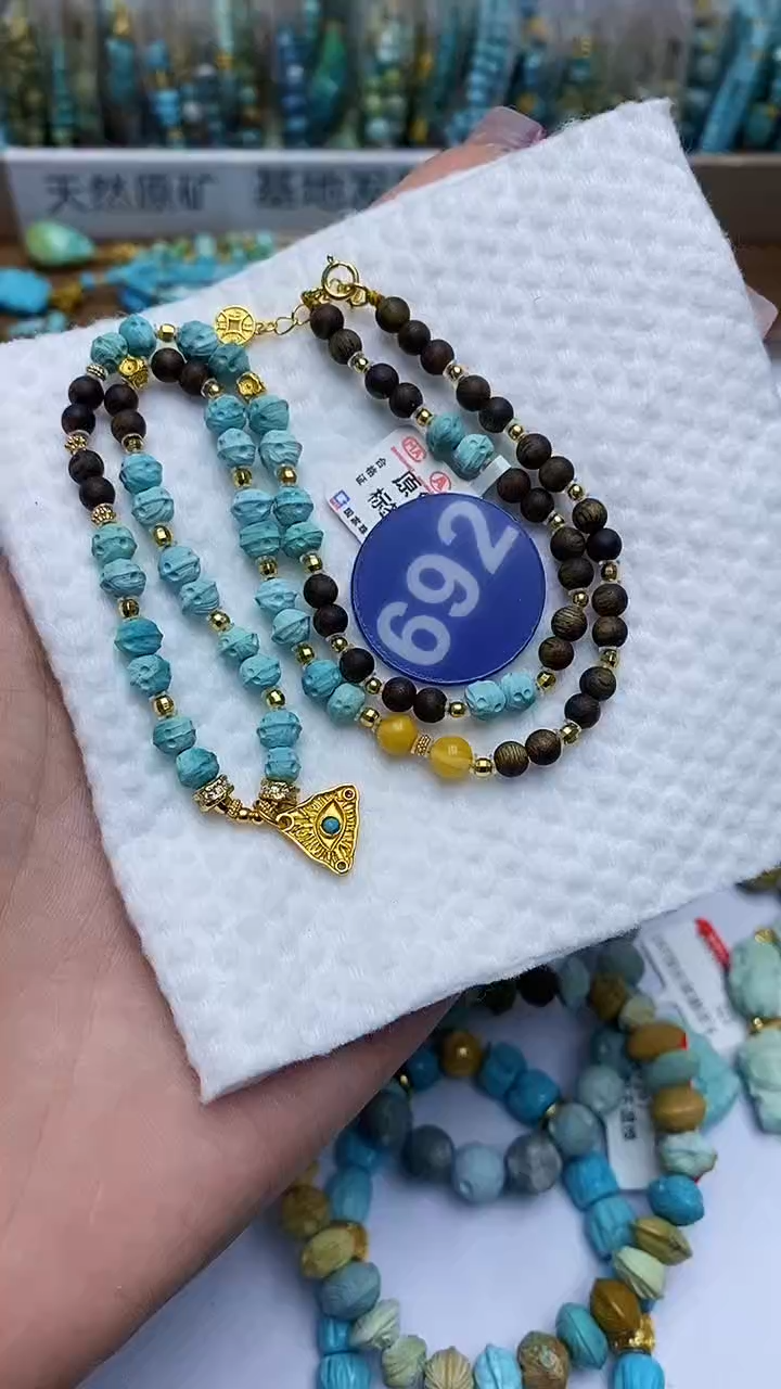 【闪购商品】绿松石项链未镶嵌692