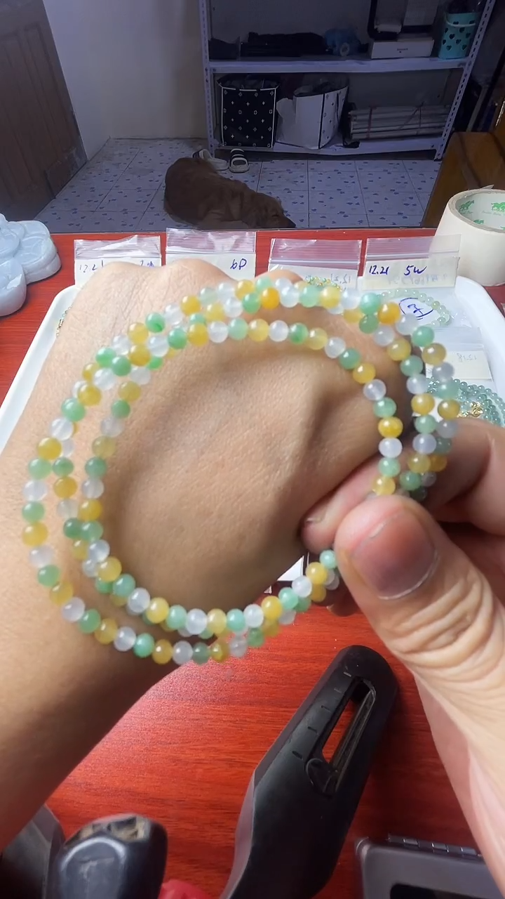 未镶嵌定制翡翠熙****y多宝长串珠串