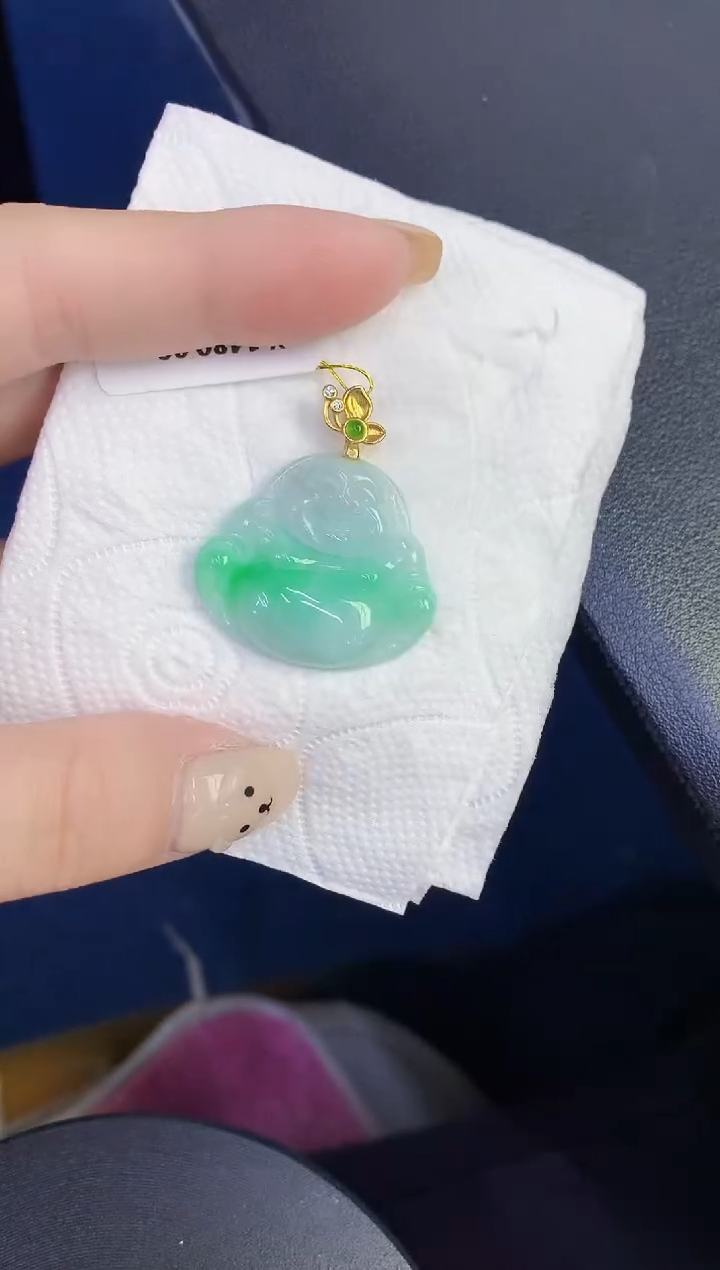 颈饰未镶嵌翡翠缅甸天然翡翠A货