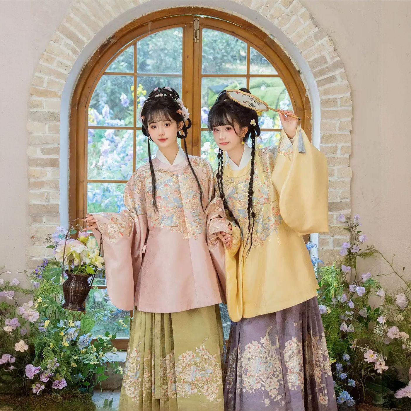 【棠织金音】织金汉服女明制圆领大襟绣花琵琶袖马面裙日常秋冬女款