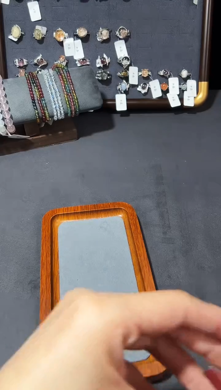 【闪购商品】碧玺戒指银S925镶嵌发一（13）