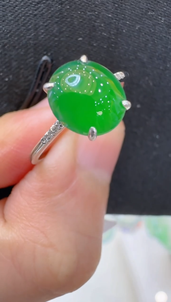 【闪购商品】翡翠戒指18K金镶嵌多样性团购发一件