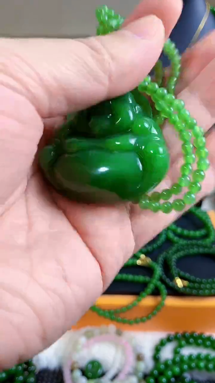 【闪购商品】和田玉（碧玉）项链未镶嵌45