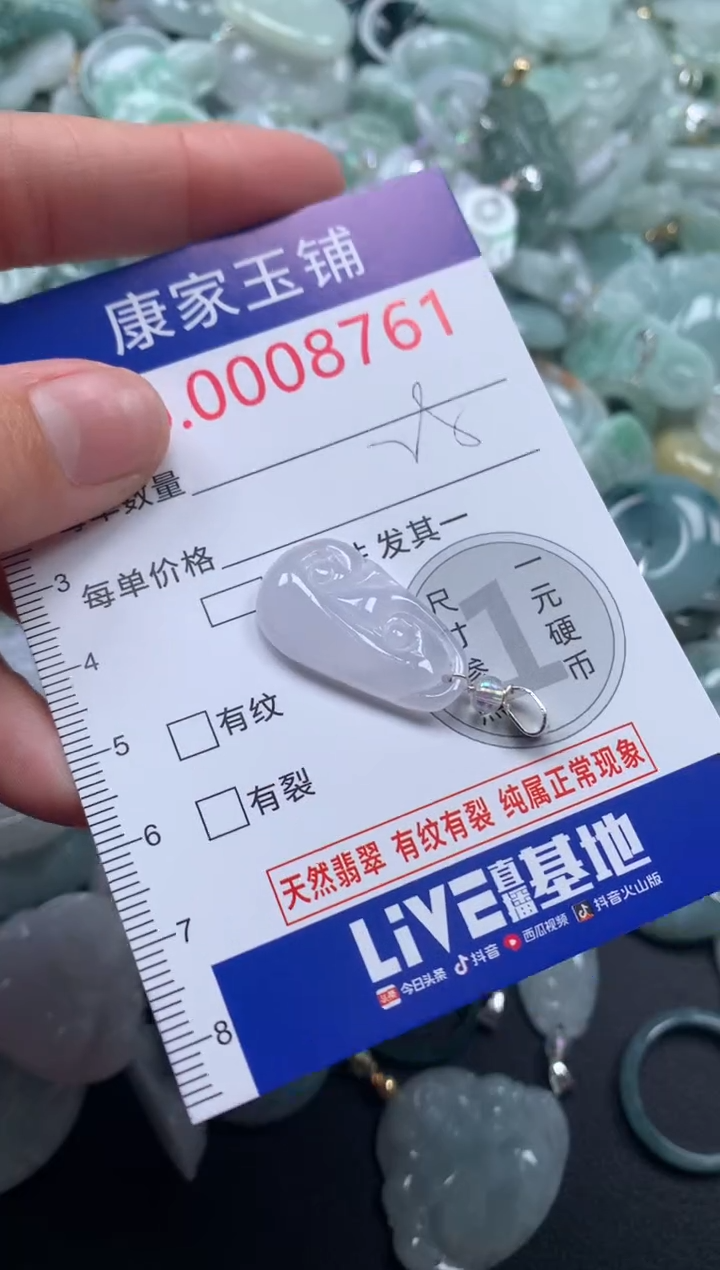 颈饰未镶嵌翡翠8761