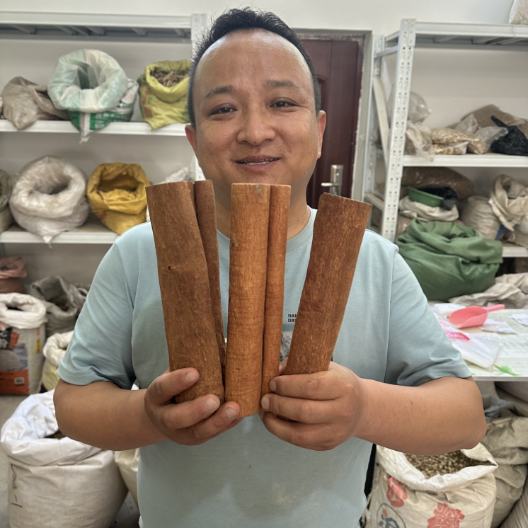 紫油肉桂 整块的种植的已刮皮 打包凑秤会掰断可打粉