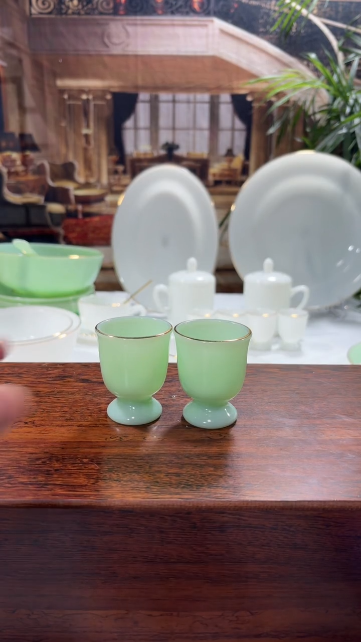 【闪购商品】....玉瓷酒杯6个  【贝美】