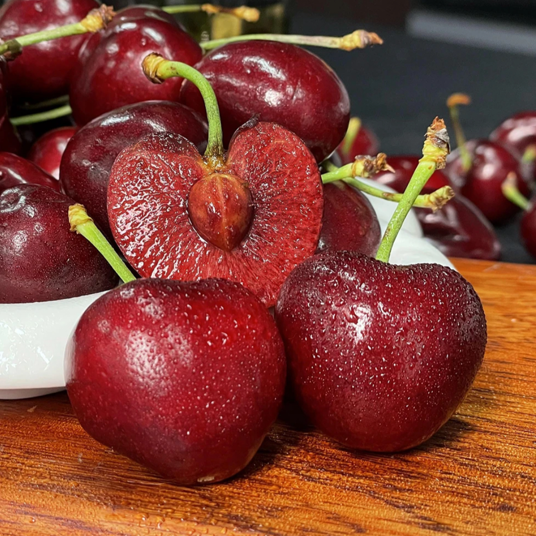 【车厘子5JD果王】现货黑车智利海运车厘子新鲜5斤原箱 内附果径卡