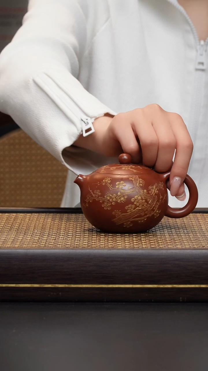 茶壶紫砂紫砂 康帝酡红 西施 