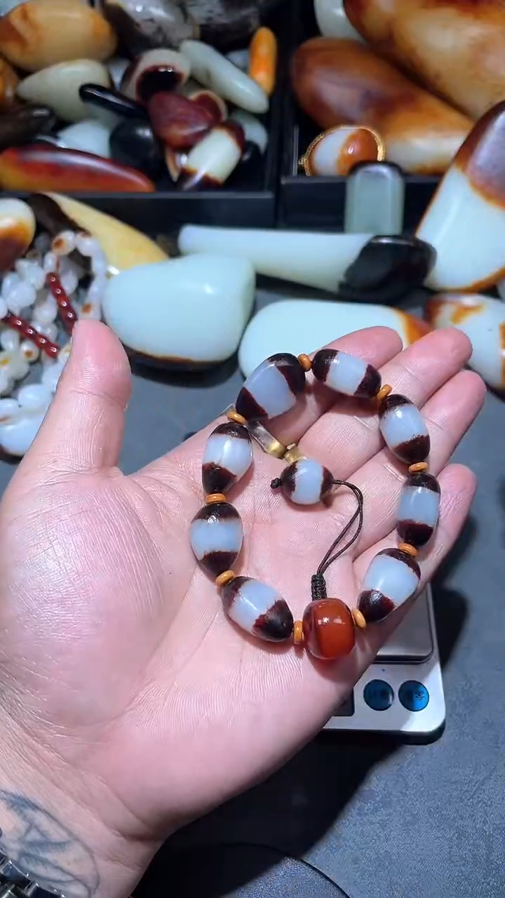 【闪购商品】和田玉手串未镶嵌YL-LL-1.15-88多样性发货