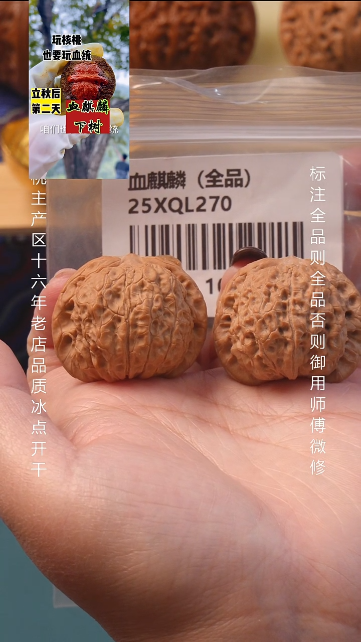 把件文玩核桃37血麒麟【全品】8号