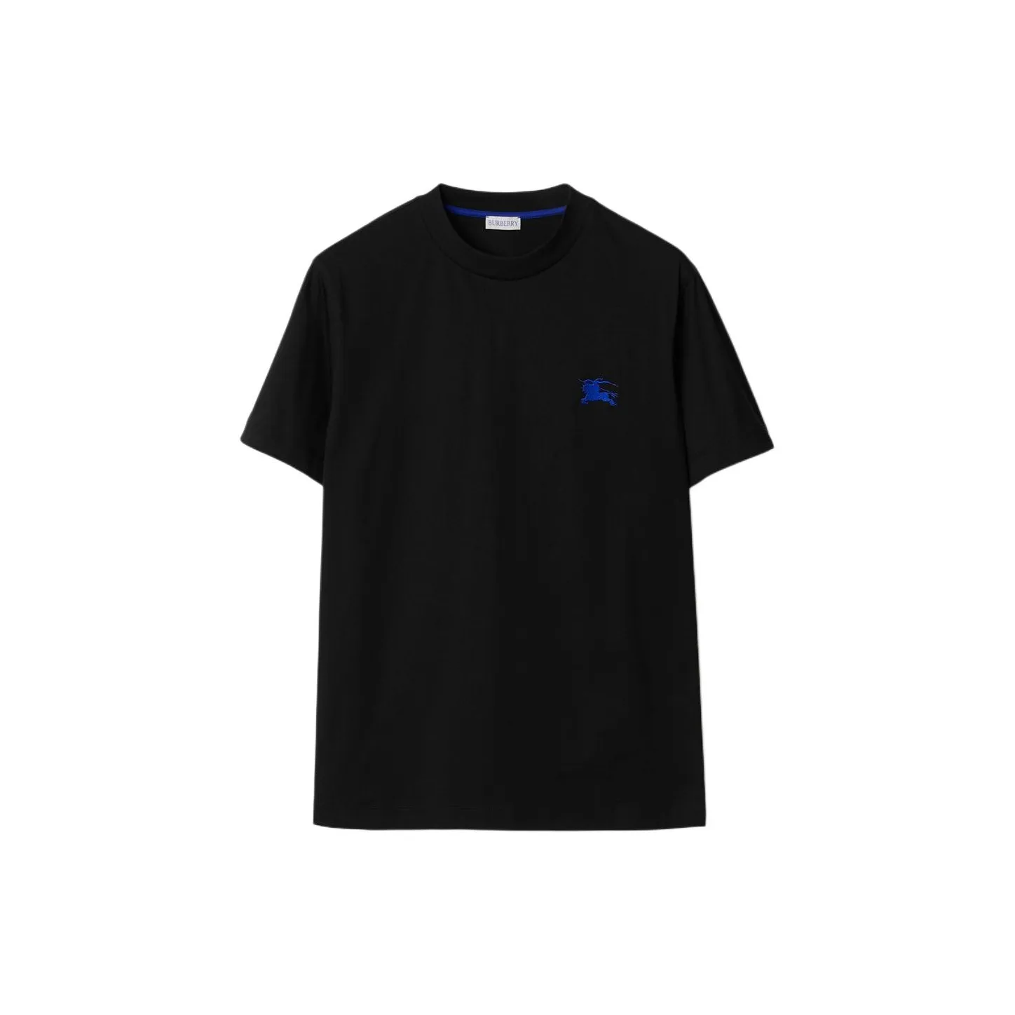 Burberry博柏利 Logo长袖纯色圆领修身短袖T恤  