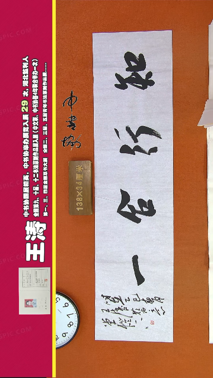 【闪购商品】书法142G王涛书法作品