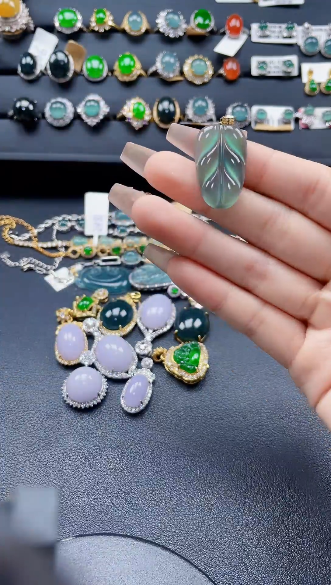 【闪购商品】翡翠戒指银S925镶嵌457645