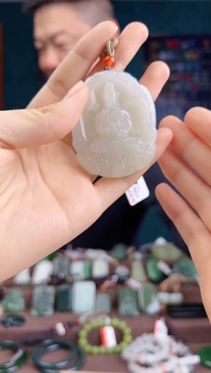 【闪购商品】和田玉颈饰未镶嵌ZZ 拍一发一 多样性发货