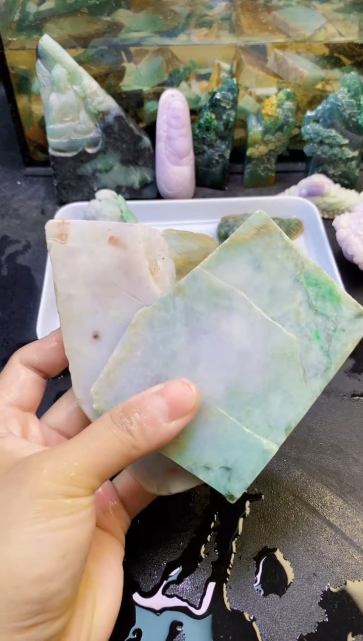 未镶嵌挂件翡翠天然翡翠044