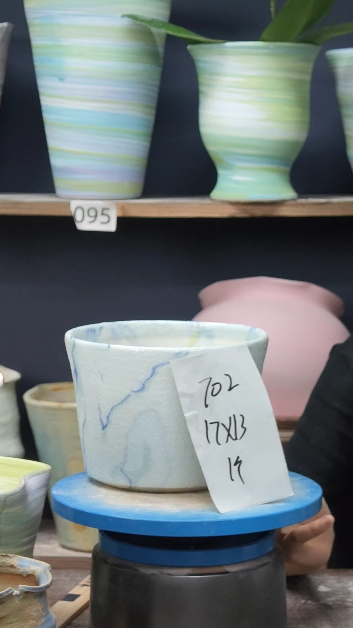 景德镇花盆默认微瑕702