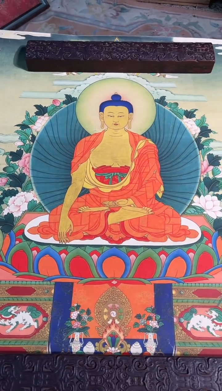 卷轴画路路的唐卡tk160