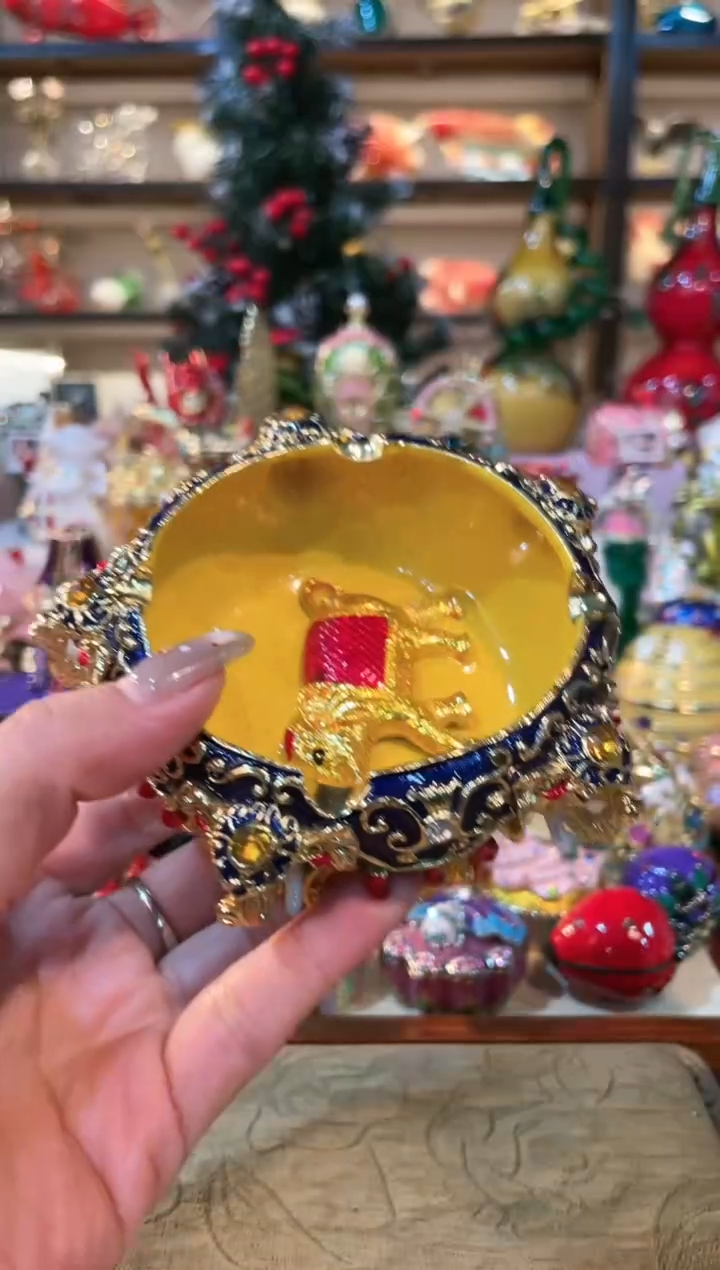 【闪购商品】 珐琅彩精致首饰盒