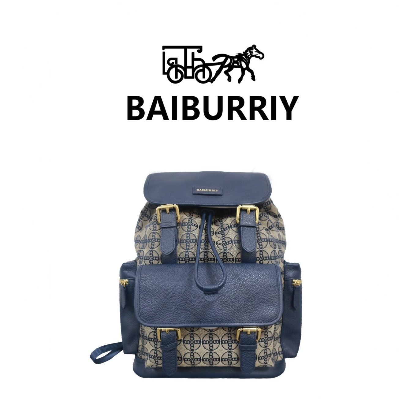 【贝帝莉】经典时尚大气男士双肩包小众百搭头层牛皮质感双肩包