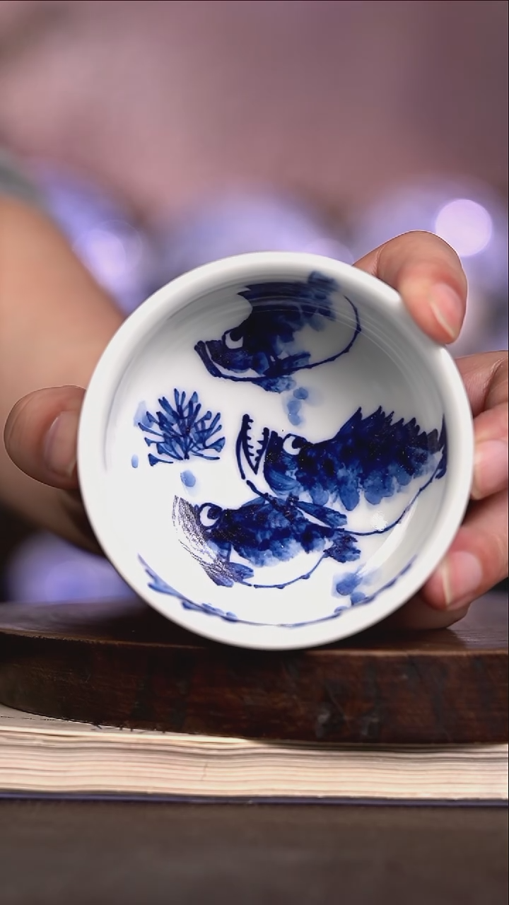 微瑕福利 现代瓷矮炉士杯
