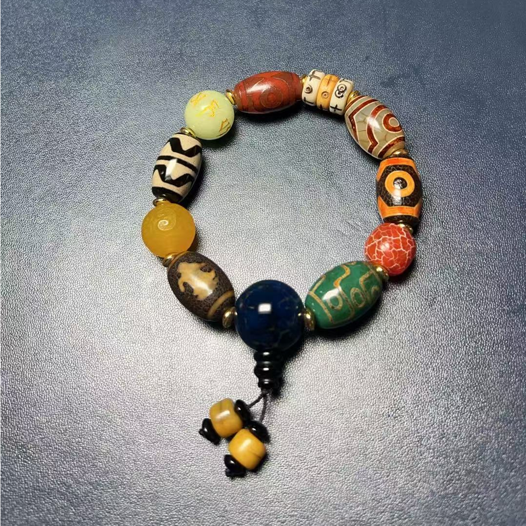 藏式经典多宝手串