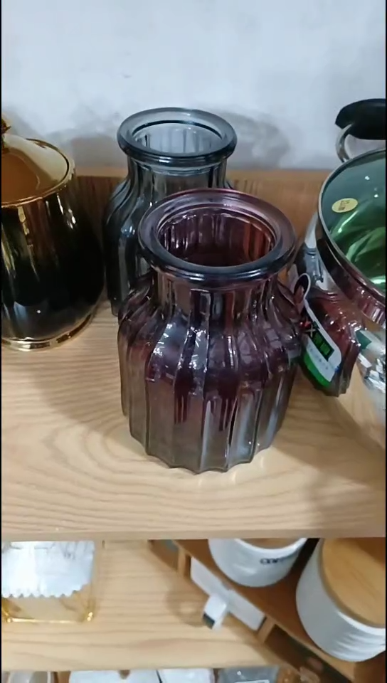 【闪购商品】瓷玻璃花瓶2个