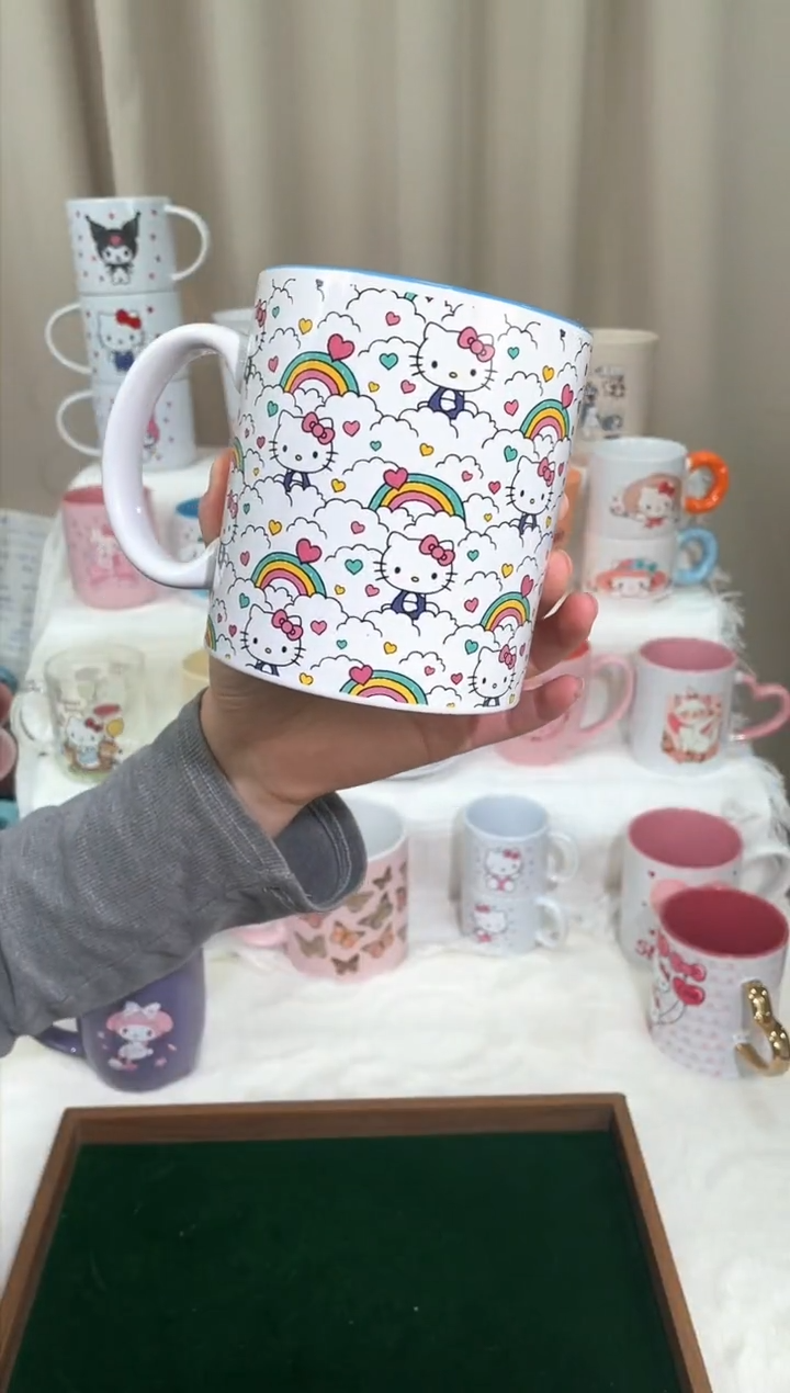 【闪购商品】陶瓷无盖款卡通陶瓷马克杯