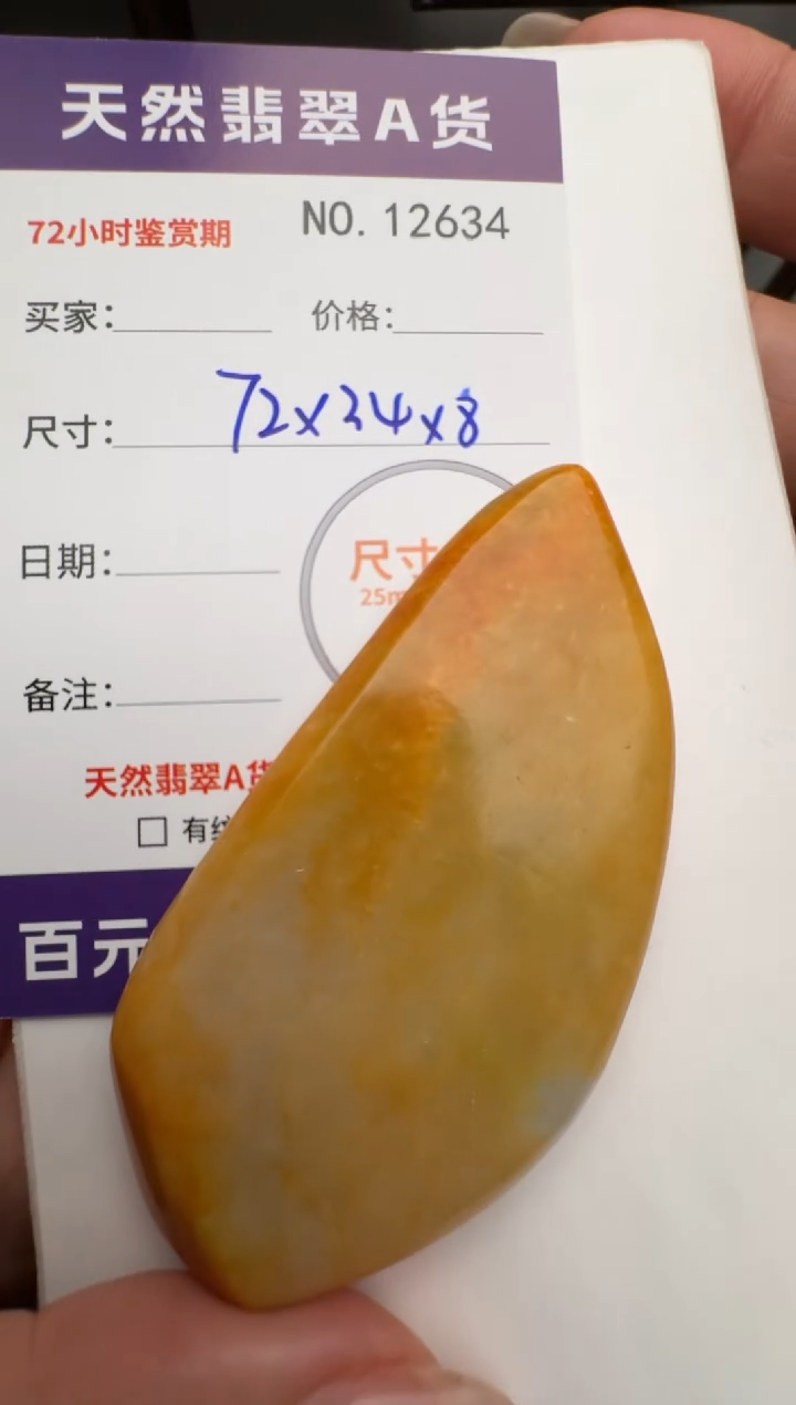【闪购商品】翡翠颈饰未镶嵌原石12634