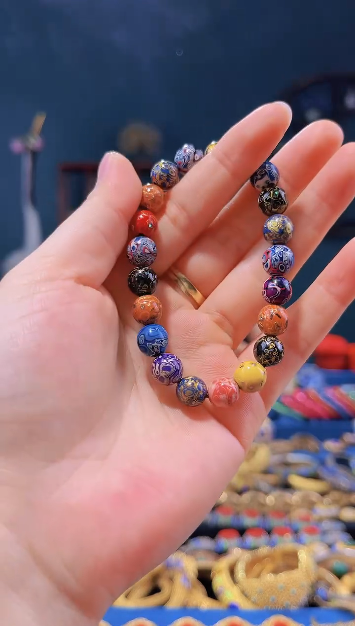 【闪购商品】非遗绝技 犀皮漆大师手串 多宝