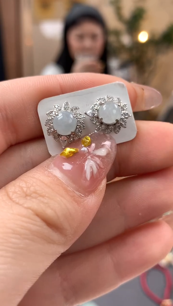 【闪购商品】翡翠耳饰未镶嵌耳饰