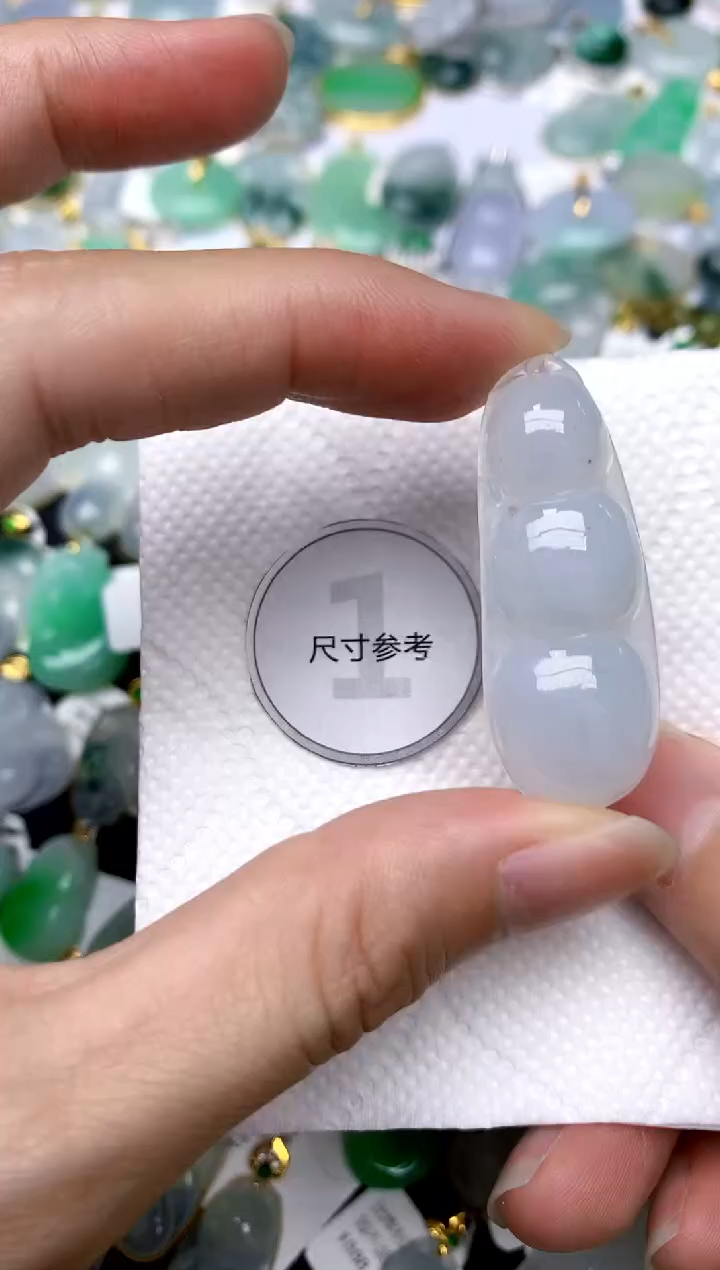 颈饰未镶嵌翡翠天然A货翡翠